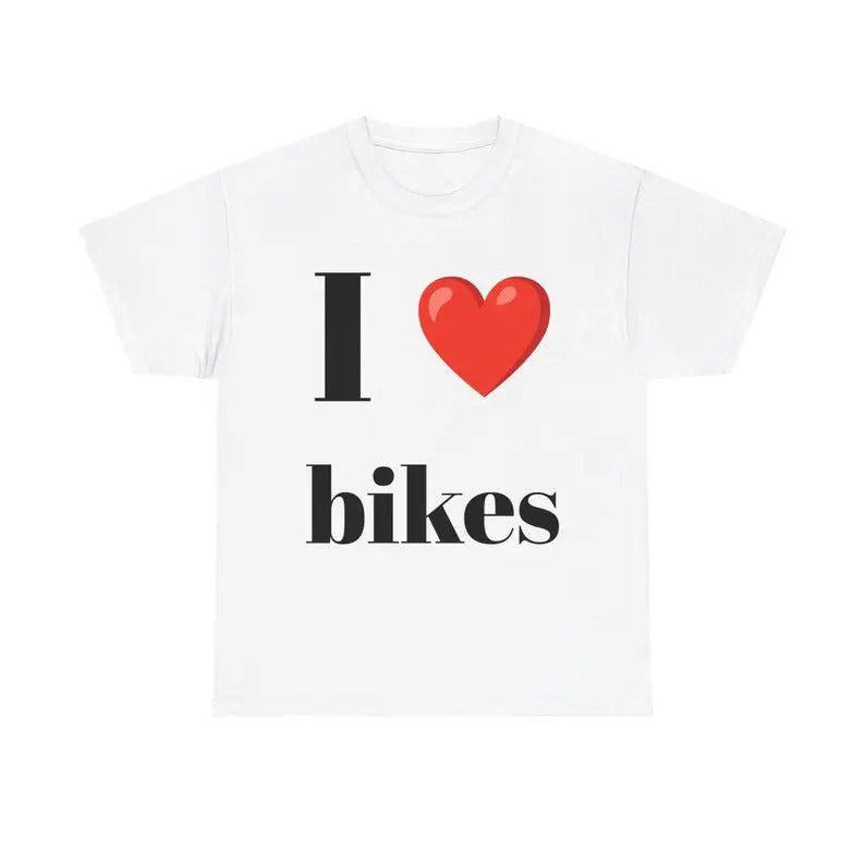i love bikes t-shirt - Unisex T-Shirt,  Trending shirt, Gift for him/ Her, Gift For Bikes Fan, Shortsleeve Crewneck...