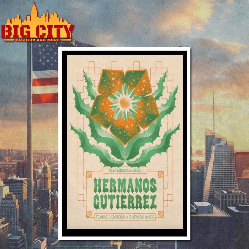 Hermanos Gutiérrez Feb 12 2026 In Buenos Aires Argentina Poster Shirt