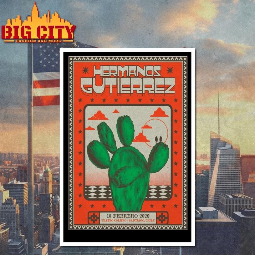 Hermanos Gutiérrez Santiago Chile 2-10-2026 Poster Shirt