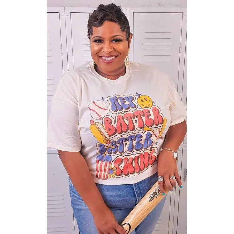 Hey Batter Batter Graphic T-Shirt Hoodie, Sweatshirt | UrbanDripWear.com