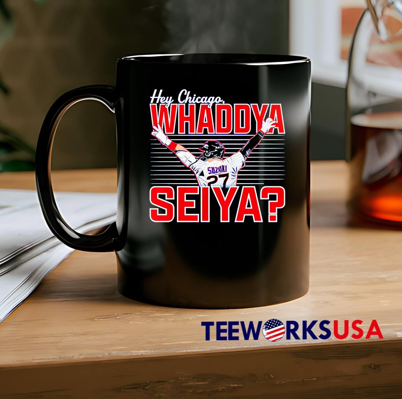 Hey Chicago Whaddya Seiya Suzuki 27 baseball player shirt