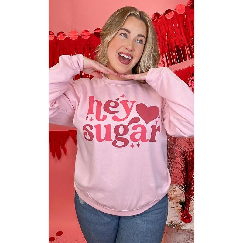 Hey Sugar Graphic Sweatshirt T-Shirts, Hoodie | UrbanDripWear.com
