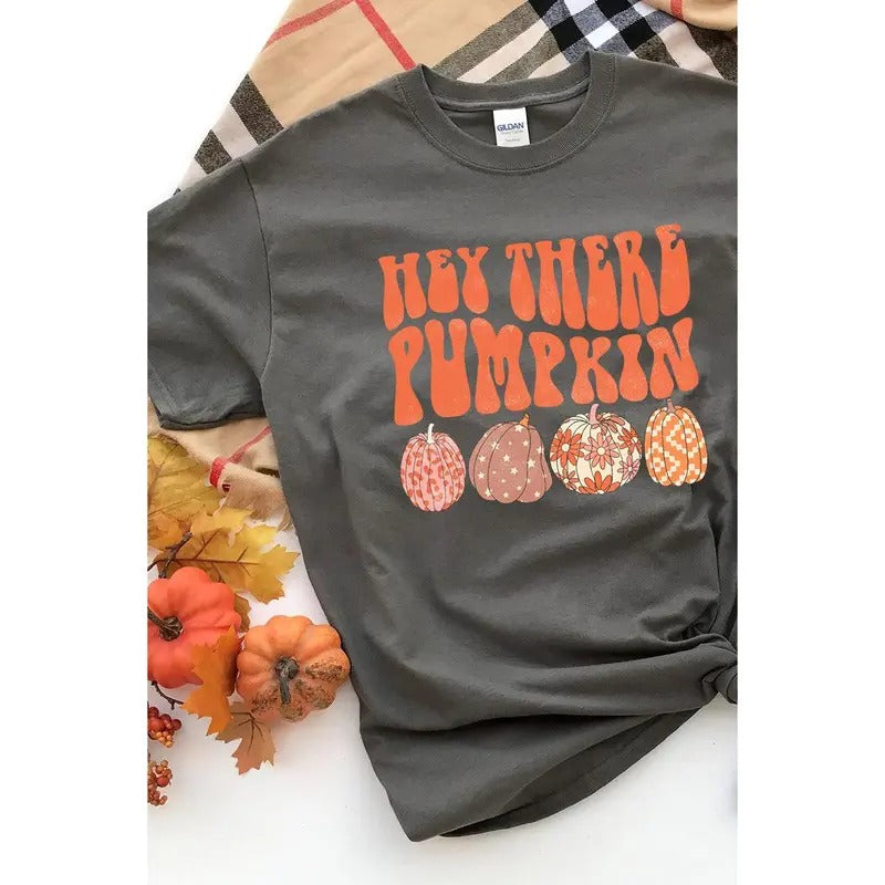 Hey There Pumpkin Short Sleeve Relaxed Fit T-Shirt style 02 Hoodie, Sweatshirt | UrbanDripWear.com