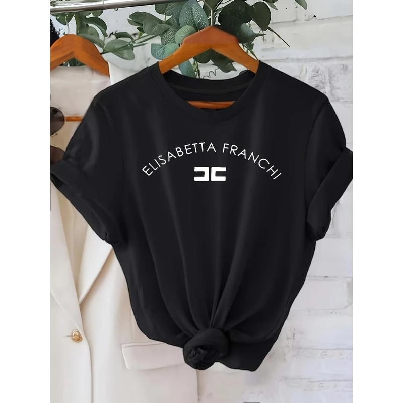 High - fashion and Trendy Tee: Elevate Your Wardrobe with an Elegant ELISABETTA FRANCHI