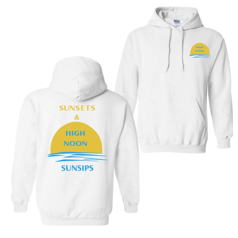 High Noon Sunsips 2 Sided T-Shirt Sweatshirt Hoodie, High Noon Unisex Shirt For Men, For Women | UrbanDripWear.com