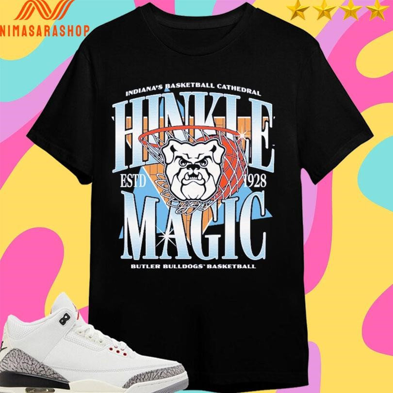 Hinkle Magic Indiana’s Basketball Cathedral Butler Bulldogs Basketball Butler Bulldogs Basketball Estd 1928 Shirts