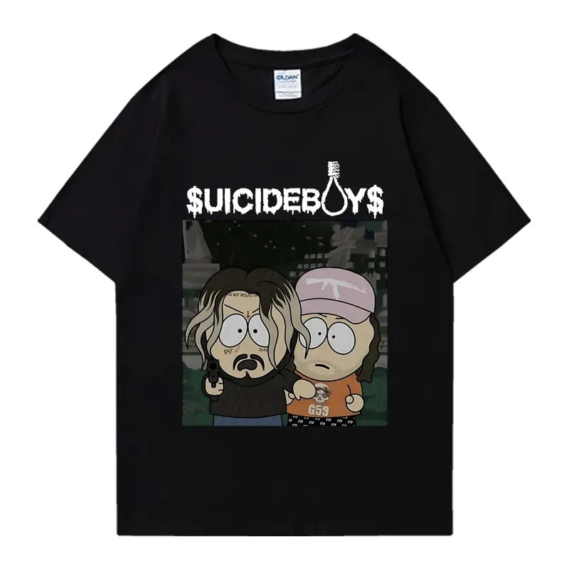 Hip Hop Group $uicideboys G59 Meme Print T Shirt Sweatshirt Hoodie, Grey Rap Mech, Unisex Vintage, Cotton Unisex T-Shirt,...