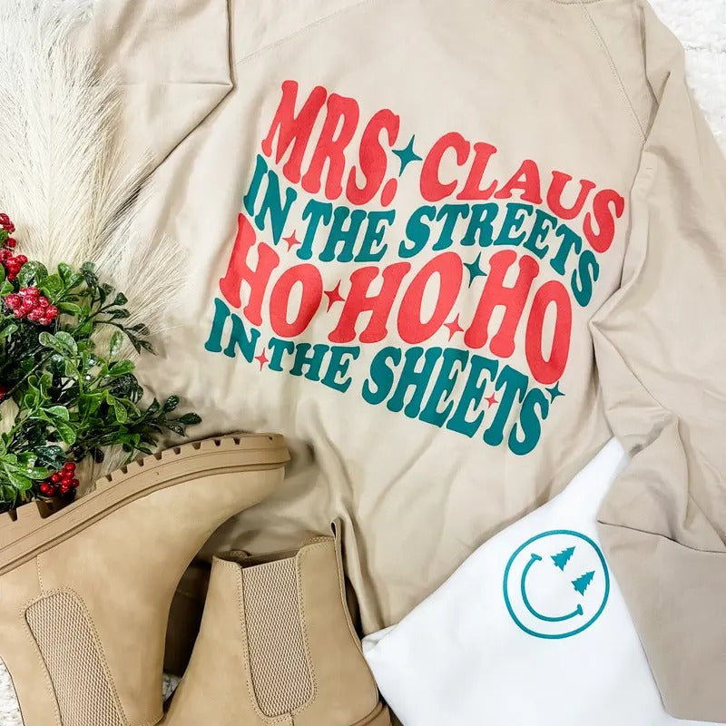 Ho Ho Ho Graphic Sweatshirt T-Shirts, Hoodie | UrbanDripWear.com