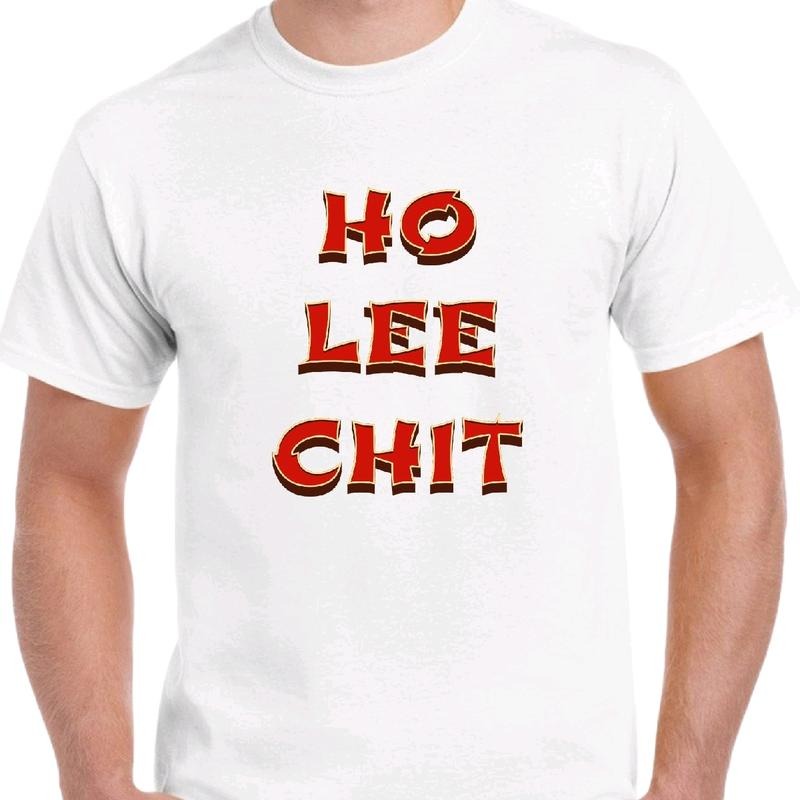 Ho, Lee, Chit Men's T-Shirt - Cotton, Casual, Short Sleeve Hoodie, Sweatshirt | UrbanDripWear.com