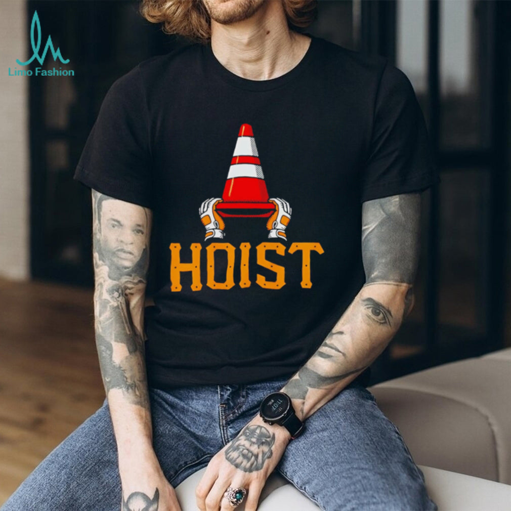 Hoist The Cone Orange Traffic Cone Sports Celebration T Shirt