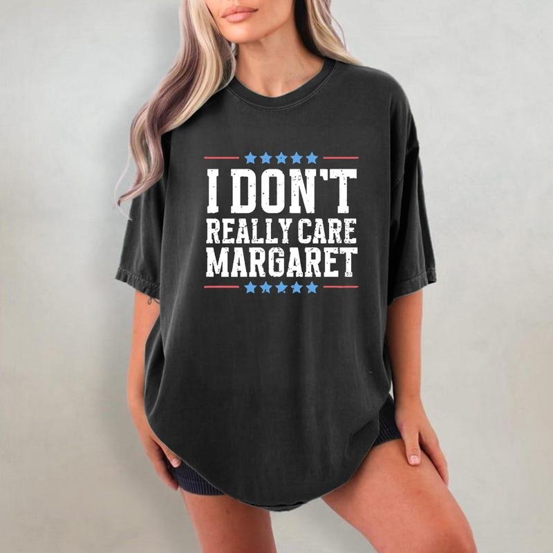 Holafish I Dont Really Care Marga.ret Tshirt Unisex, Gift For Her Nature Graphic Tee, Outdoor Hiker Tee Top- Fabric...