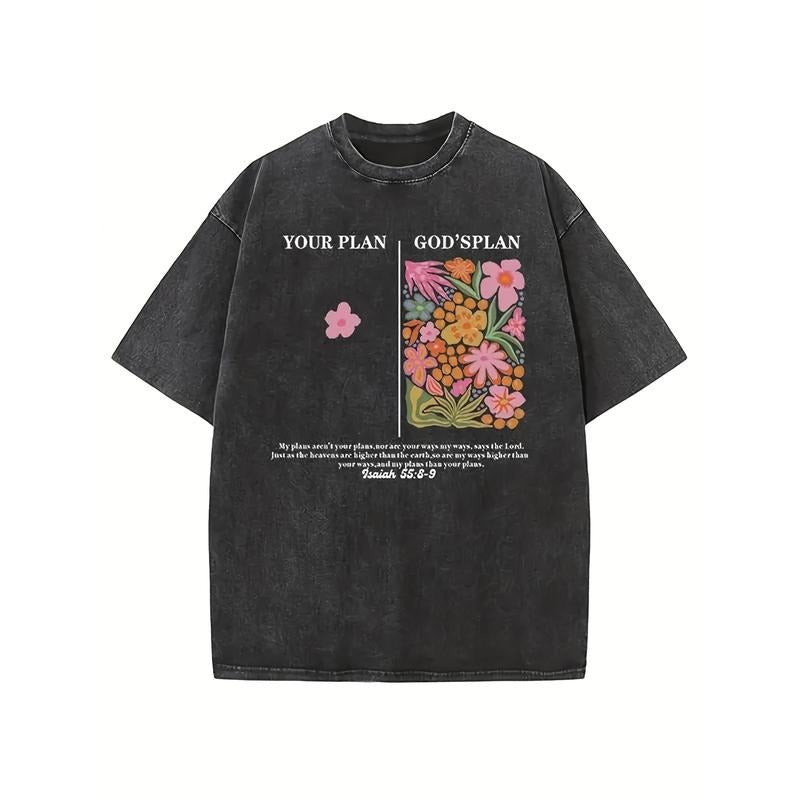 Holafish Oversized Grunge Vintage t Shirts for Women Short Sleeve Cotton Casual Baggy Tees Teens Trendy Crew Neck Loose...