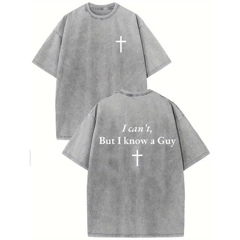 Holafish Printed Oversized Cotton Drop Shoulder T-Shirts for Mens Vintage Streetwear Basic Tees Baggy Relaxed Fit Unisex...