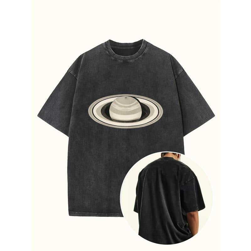 Holafish Roman Emperor Oversized Cotton Solid Drop Shoulder T Shirts for Men Vintage Streetwear Basic Tees Baggy Hip Hop...
