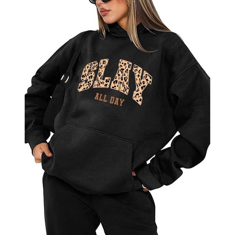 Holafish Women's Hoodies Sweatshirts Cute Long Sleeve Tops Loose Fleece Pullover Shirts with Pocket Casual Comfy Medium...
