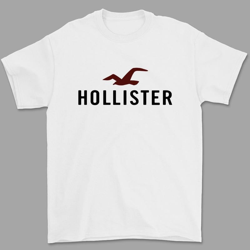Hollister Graphic T-Shirt, Bold Red LOGO Design, Perfect for Casual Street Wear, Everyday Comfort, Durable and Stylish,...