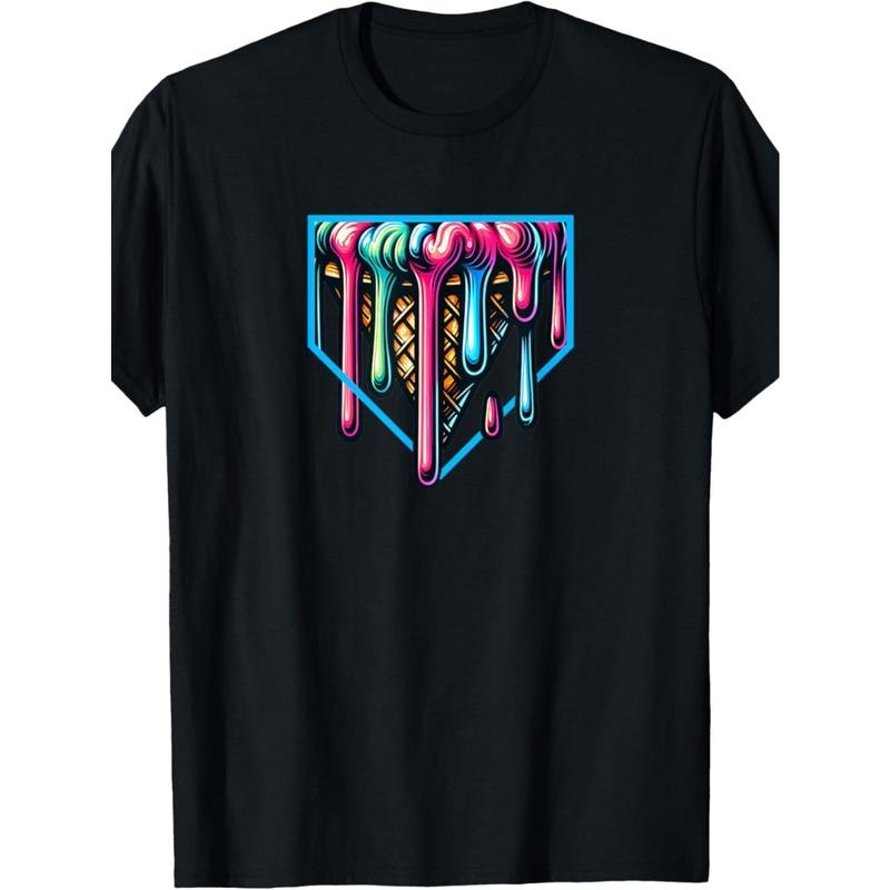Home Plate Drip - Ice Cream Softball & Baseball T-Shirt made in usa Hoodie, Sweatshirt | UrbanDripWear.com