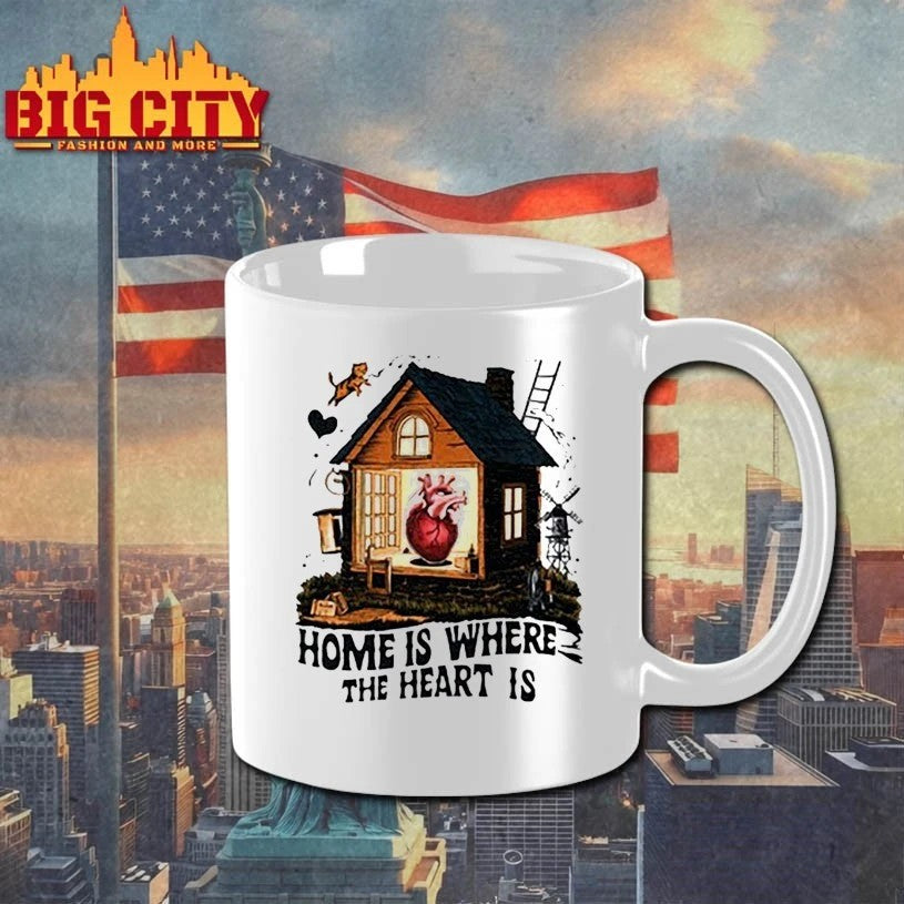 Home is where the heart is t-shirt