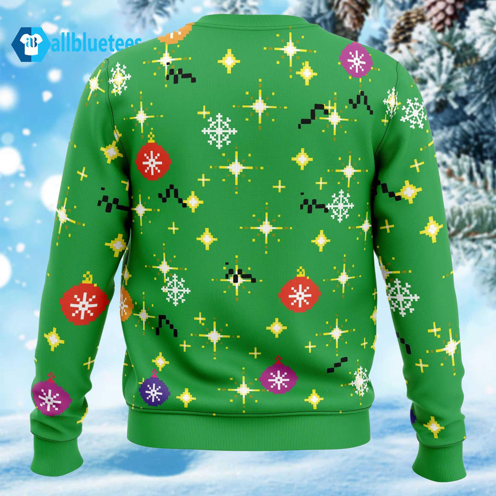 Homer Simpson Backs Into The Bushes Ugly Christmas Sweater