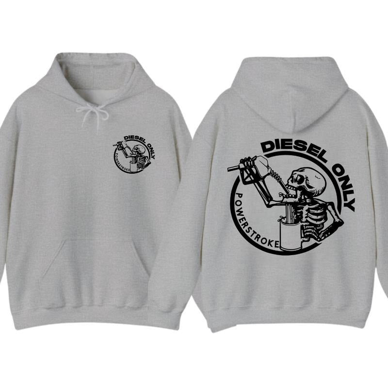 Diesel Only Powerstroke Heavyweight T-Shirt/Sweatshirt/Hoodie - Classic Fit, Unisex, OEKO-TEX Certified | UrbanDripWear.com