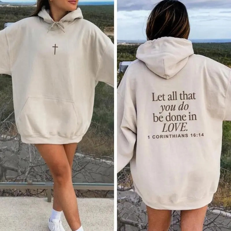 Let All That You Do Be Done In Love T-shirt/Sweatshirt/Hoodie - Festive Christmas Unisex Design