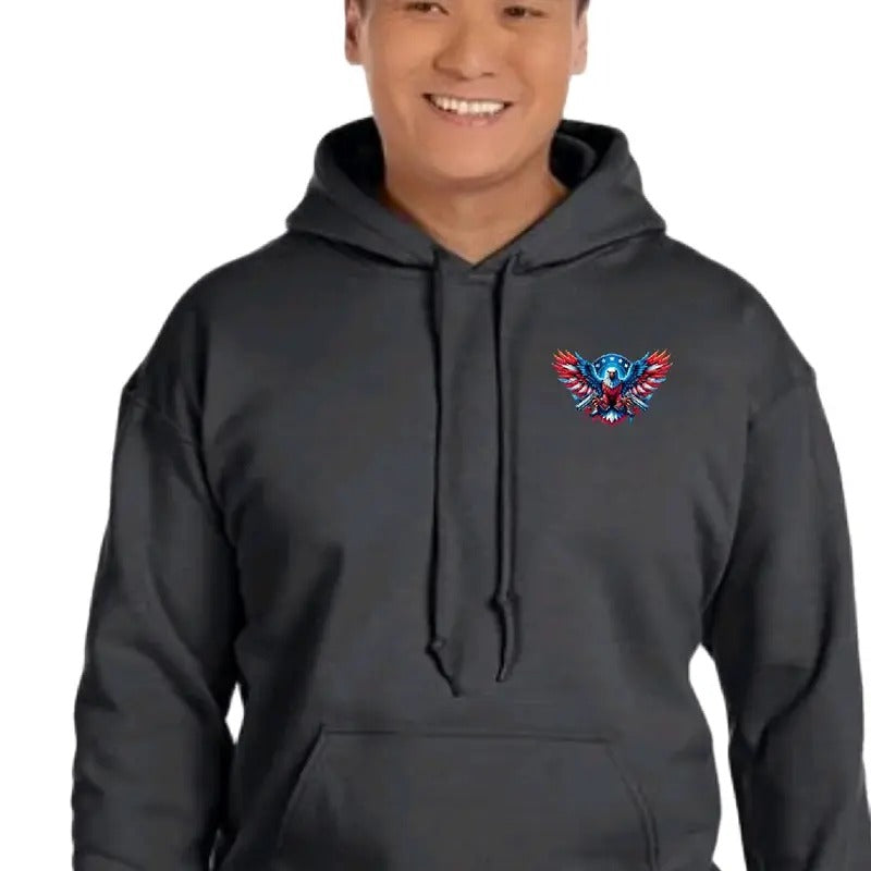Hoodie: The first Amendment Defines us, The Second Amendment Defends us Cotton Menswear, Sweatshirts unisex hoodie Soft...