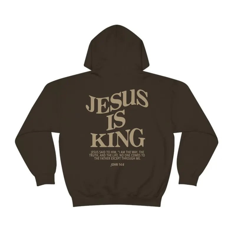 Jesus Is King Printing Christian Unisex T-shirt/Sweatshirt/Hoodie For Men And Women