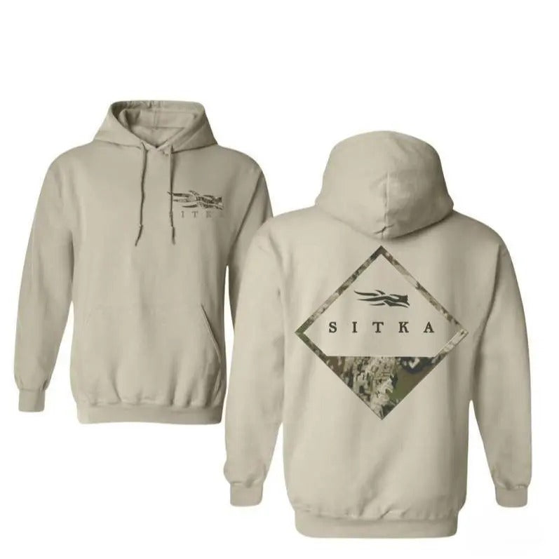 Optifade Badge Camo Sitka Unisex T-shirt/Sweatshirt/Hoodie For Men, 100% Cotton - Classic | UrbanDripWear.com