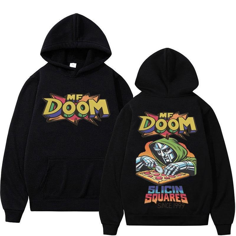 MF DOOM Hoodie Comic Vintage Style Hiphop T-Shirt/Hoodie Vintage for Men and Women, Unisex Vintage Crewneck Tee