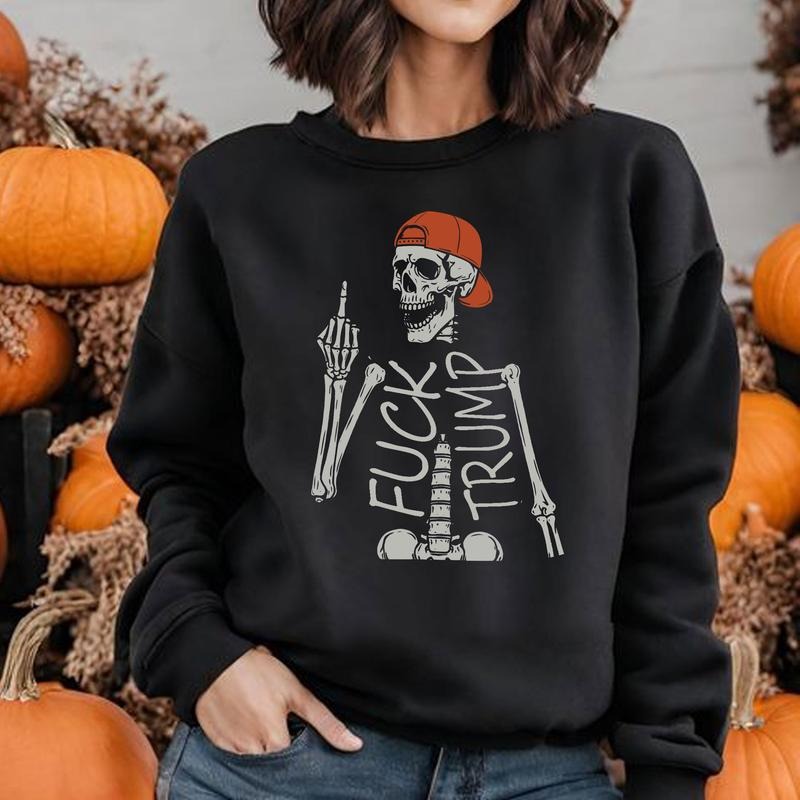 FDT Skeleton Shirt/ Sweatshirt/ Hoodie, Trendy Halloween Shirt, Gift For Him, Gift For Her | UrbanDripWear.com