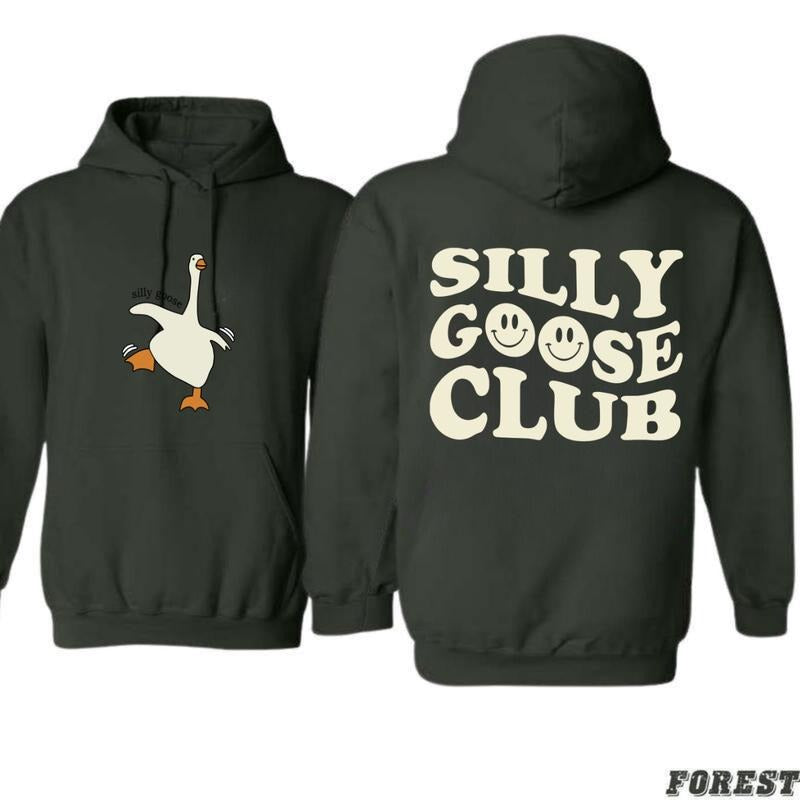 Silly Goose Club Goose Best T-Shirt/Hoodie, Unisex Casual Shirt For Men & Women, 100% Cotton Classic Fit Sweatshirt