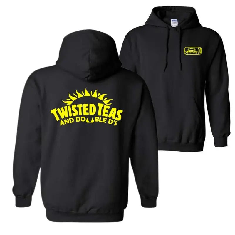 Twisted Teas And Double D's T-shirt/Sweatshirt/Hoodie, Unisex Full Color For Men And Women Hoodie | UrbanDripWear.com