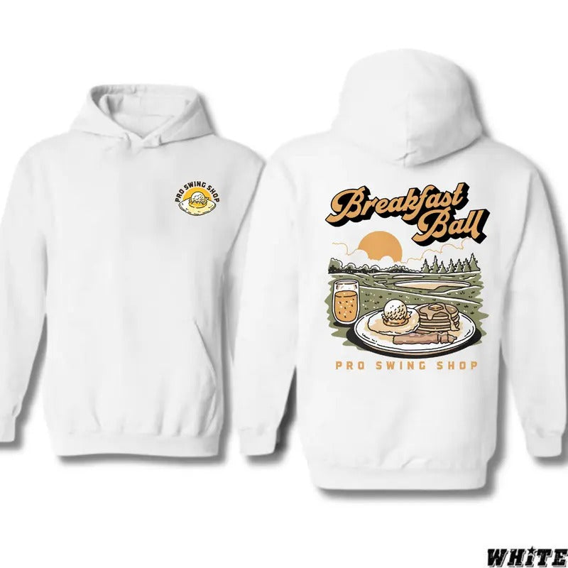 Breakfast ball pro swing T-shirt/Hoodie, Vintage for Men and Women, Unisex Vintage Crewneck Sweatshirt | UrbanDripWear.com