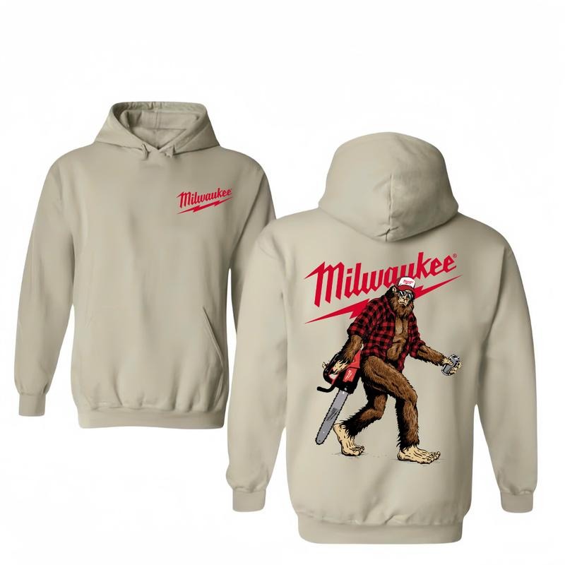 Bigfoot Milwaukee Unisex Cotton Hoodie/T-Shirts Fuel Handle Graphic Hoodie/T-Shirts Vintage Style Unisex T-shirt/Hoodie,...