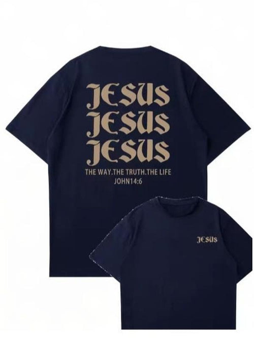 'Jessus Jessus Jessus' Printed Cool Aesthetic Oversized T-shirt/Sweatshirt/Hoodie | UrbanDripWear.com