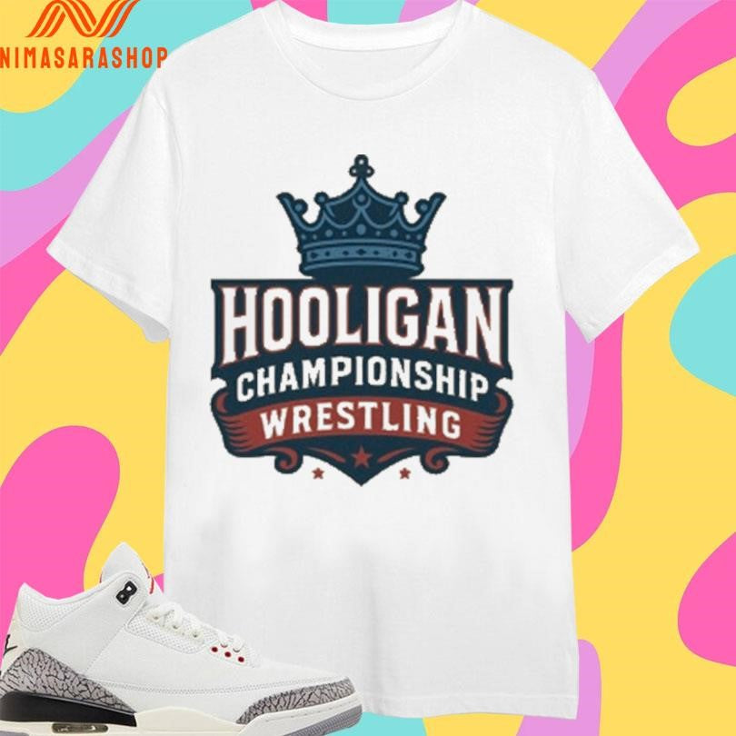 Hooligan Championship Wrestling Retro Logo Shirts