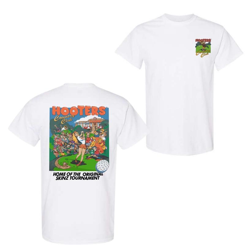 Hooters Country Club Graphic Hoodie Sweatshirt T-Shirt, 2 Side Shirt For Men, For Women | UrbanDripWear.com