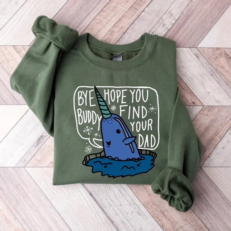 Hope You Find Your Dad Christmas Sweatshirt, Christmas Sweater, Funny Christmas Gift Shirt, Christmas Movies Sweatshirt,...