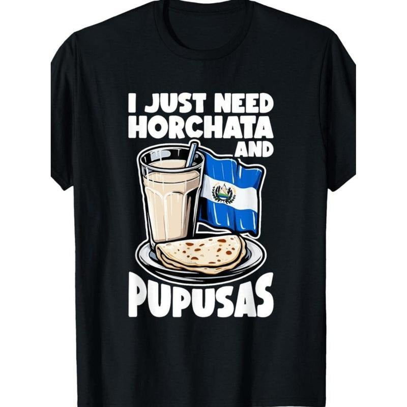 Horchata Pupusas El Salvador Inspired T-Shirt Design Menswear Top Hoodie, Sweatshirt | UrbanDripWear.com