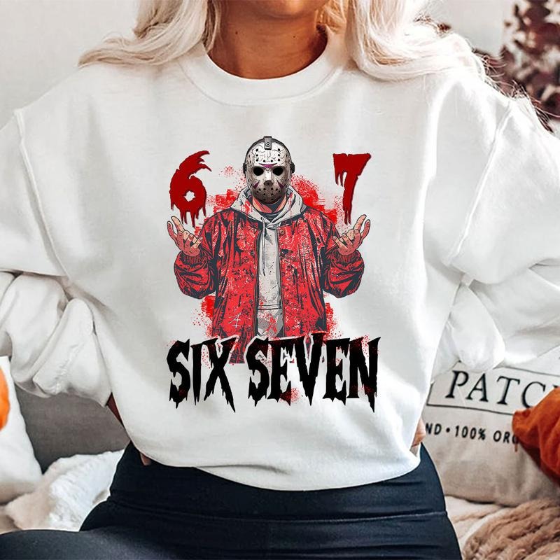 Horror 67 Halloween Shirt, Six Seven Shirt, 6 7 Movie Killers Sweatshirt, Trending Shirt style 02 Hoodie | UrbanDripWear.com