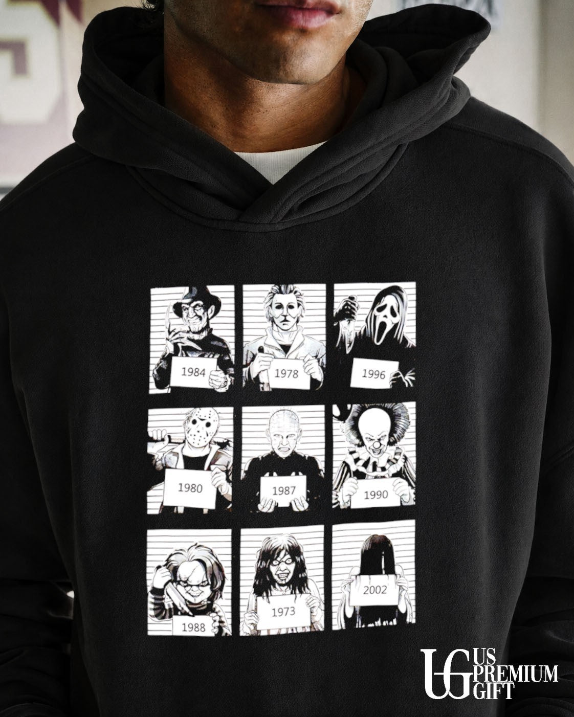 Horror Movie Icons mugshot shirt
