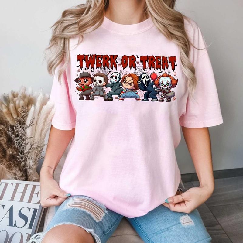 Horror Twerk Or Treat Halloween Shirt, Hallowen Shirt, Cute Fall Shirt, Spooky Season Hoodie, Sweatshirt | UrbanDripWear.com