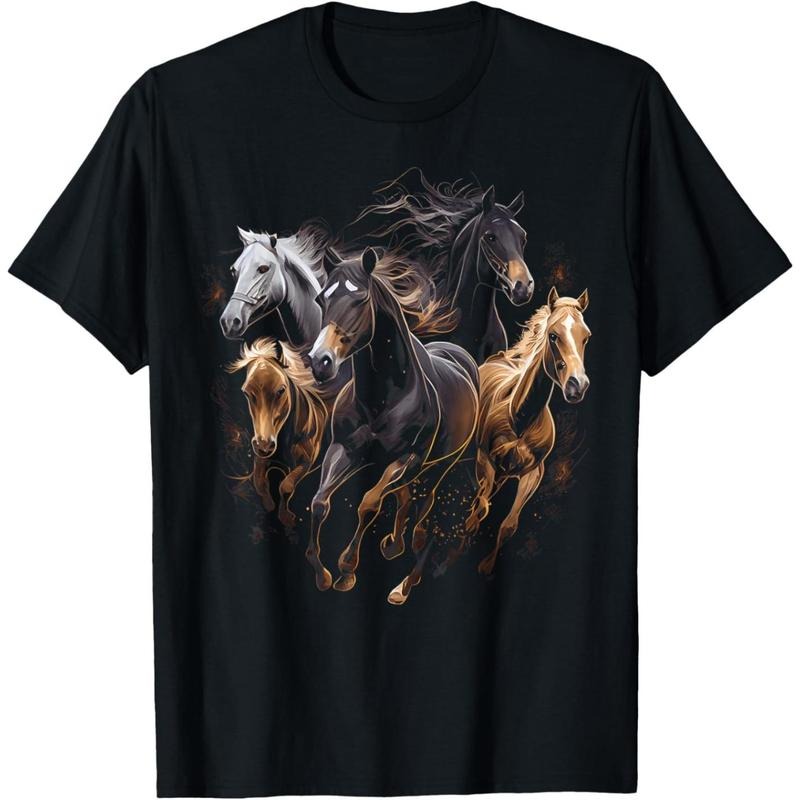 Horses Collage Horse Lover Graphic for Men Women Boys Girls T-Shirt made in usa Hoodie, Sweatshirt | UrbanDripWear.com