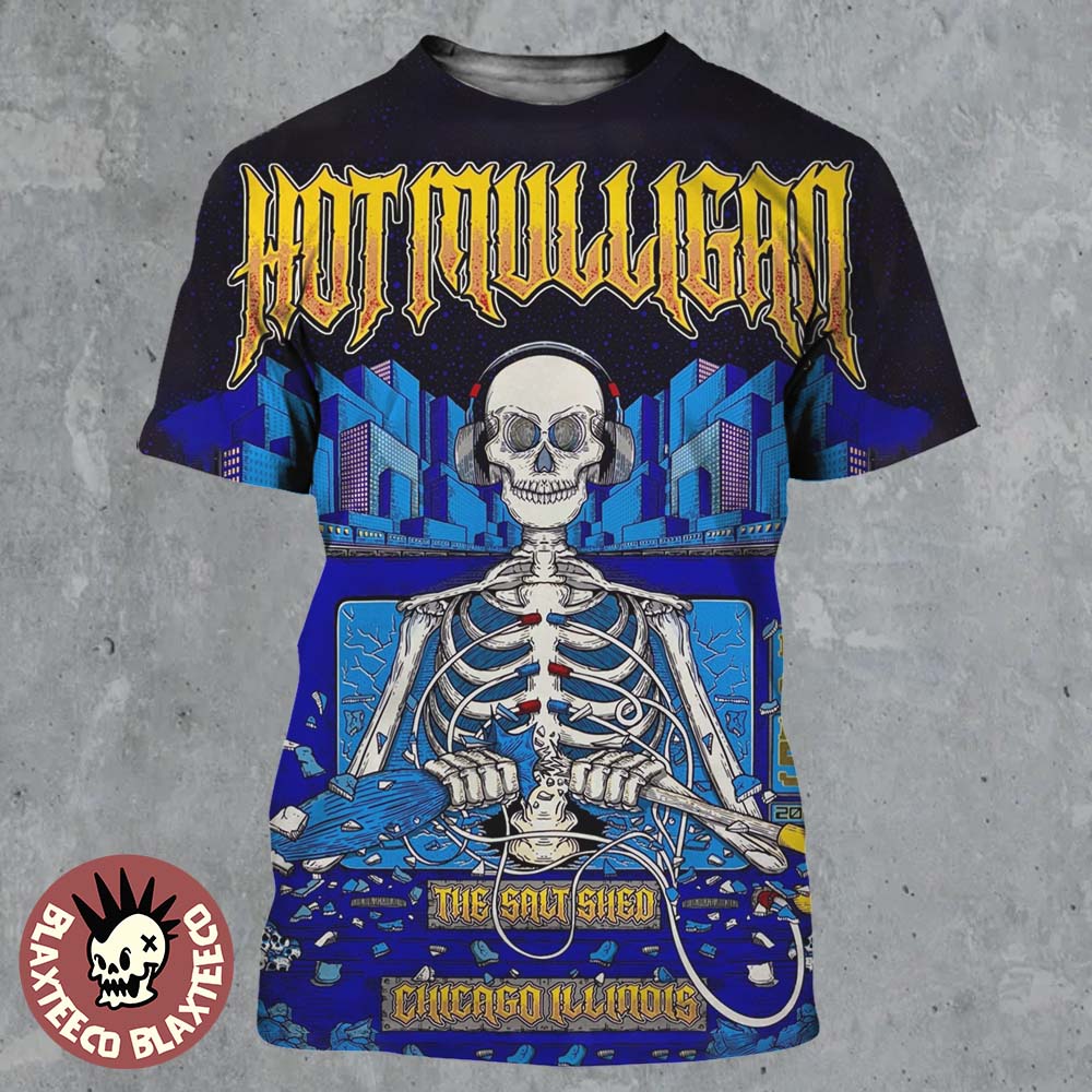 Mulligan Chicago Illinois 2025 Shows Poster At The Salt Shed On December 4 And 5 2025 All Over Print Shirt