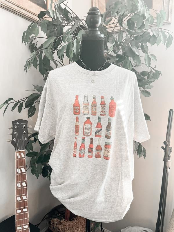Hot Sauce Sweatshirt, Hot Sauce Lovers Hoodie, Peppers Spicy Jalapeno, Funny Crewneck T-Shirts | UrbanDripWear.com