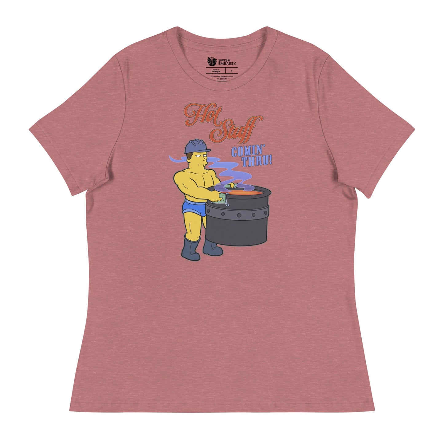 Hot Stuff CominÃ¢â‚¬â„¢ Thru (Women's Relaxed T-Shirt)