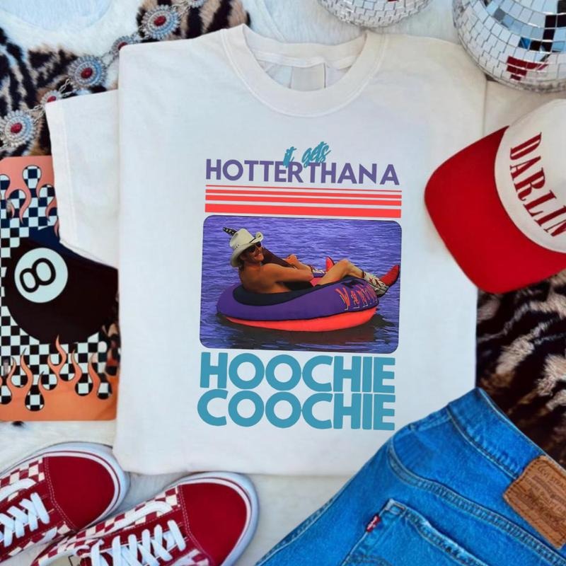 Hotter Than A Hoochie Coochie shirt, Meme Summer Vacation, country concert outfits, vintage 90s country, western outfits...
