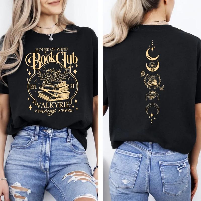 House Of Wind Book Club Sweatshirt, Valkyrie Reading Room Hoodie, Night Court Sarah J Maas, Acotar Book Club Sweater,...