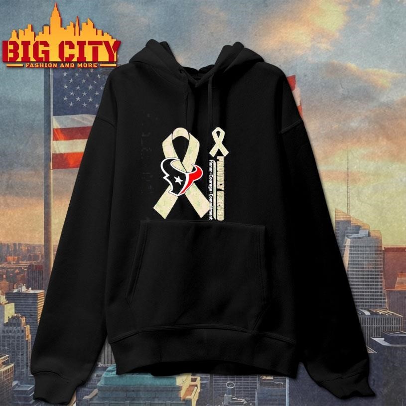 Houston Texans Proudly Served Honor Courage Commitment Shirt