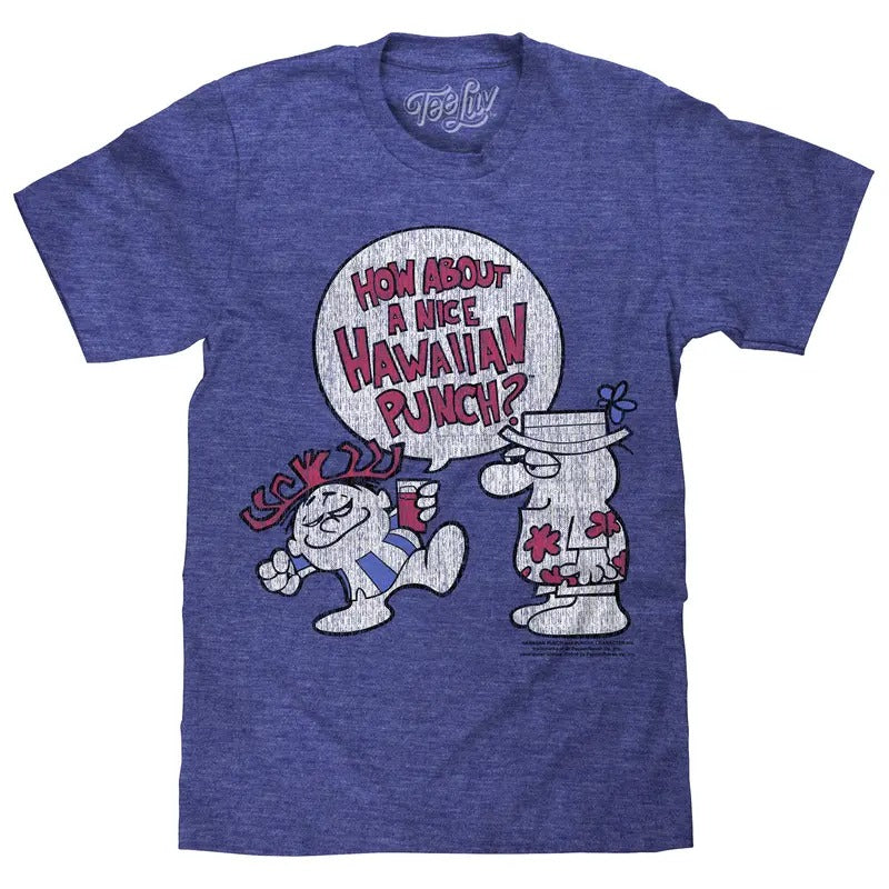 How About a Nice Hawaiian Punch? T-Shirt - Blue Hoodie, Sweatshirt | UrbanDripWear.com